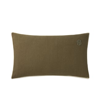 Housse de coussin en lin - Boss Home - Kaki