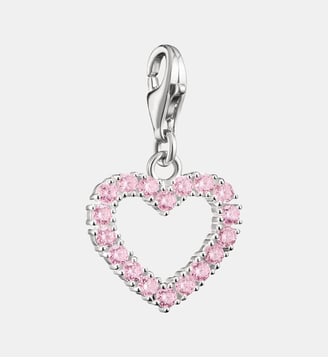 Pendentif Charm Pink Heart Original - Thomas Sabo - Argent