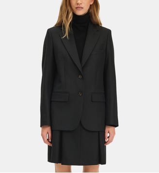 Veste de tailleur à fines rayures - NOELINE - Pablo - Noir