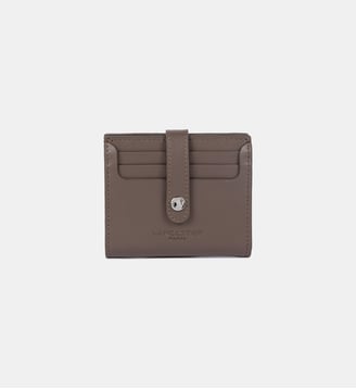 Porte-cartes signature en cuir - Lancaster - Marron