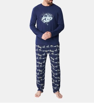 Pyjama - Nuit d'hiver - Arthur - Marine