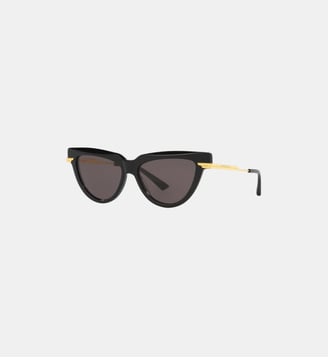 Lunettes de soleil Œil de chat BV1265S - Bottega Veneta - Noir