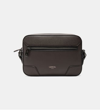 Sacoche Charlie en cuir - Lancel - Gris