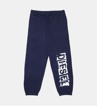 Pantalon en molleton avec logo Diesel Kids