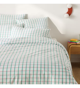 Housse de couette en coton - La Redoute Interieurs - Carreaux multicolore