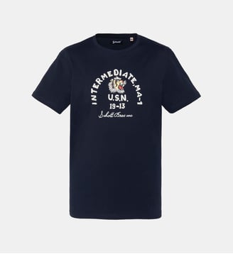 T-shirt imprimé U.S.N. - Schott - Marine