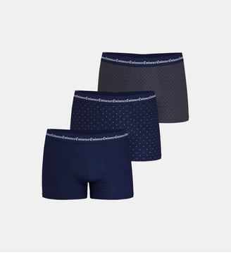 Boxers, lot de 3, SIGNATURE - Eminence - Bleu marine