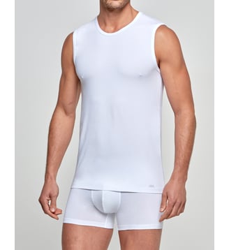 Débardeur en coton stretch-Blanc-XL - Impetus - Blanc