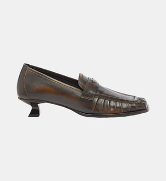 D-Amber - Mocassins Penny en cuir - Diesel - Marron