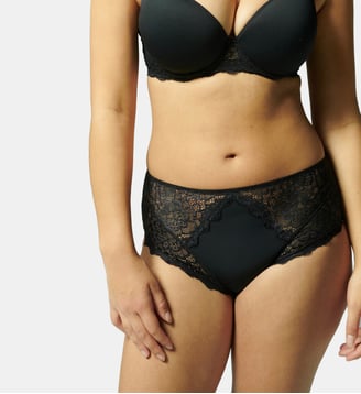 Culotte Caresse dentelle - Simone Pérèle - Noir