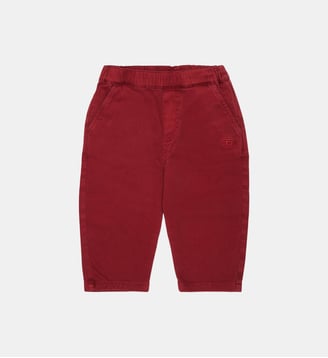 Pantalon chino avec logo - Diesel Kids - Bordeaux