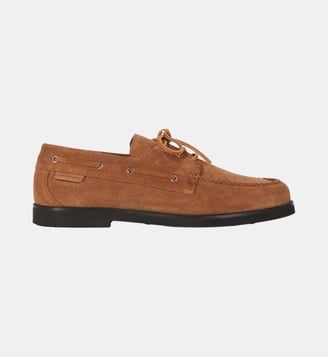 Mocassins en suède - The Kooples - Cognac