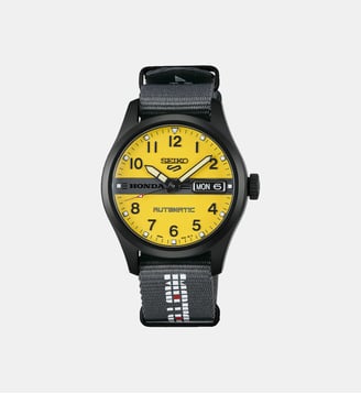 Montre automatique Sport Jaune HDB010K1 - Seiko 5 - Noir