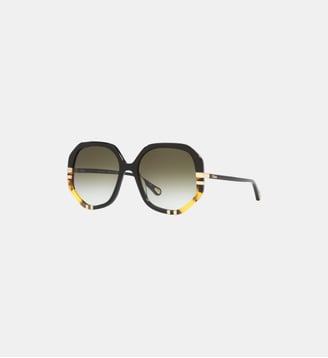Lunettes de soleil Rectangulaire CH0105S - Chloé - Noir