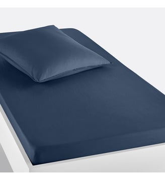 Drap housse enfant uni en coton lavé La Redoute Interieurs