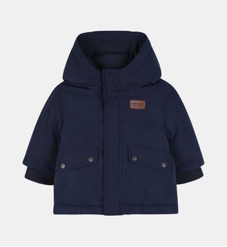 Parka à capuche - Timberland - Bleu cargo