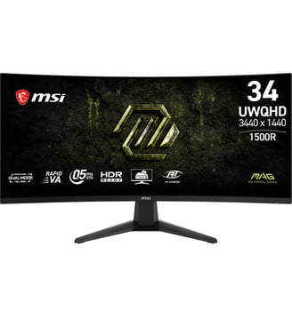 Ecran PC Gamer MAG 346CQDF E20 34" UWQHD 480 Hz VA - MSI - Standard
