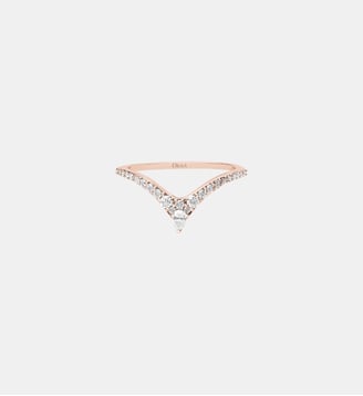 Union bague V - Djula - Or rose