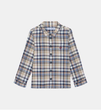 Chemise - Bordeaux coton carreaux - Tartine Et Chocolat - Rouge