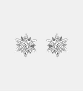 Boucles d'Oreilles Flocon Magic Touch - Djula - Or blanc