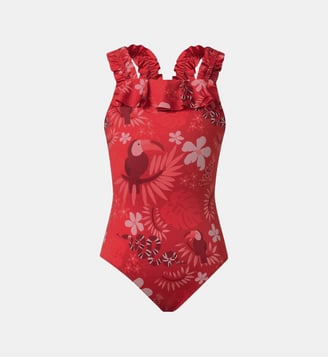 Maillot de bain une pièce Papel de Embrulho - Vilebrequin - Coquelicot