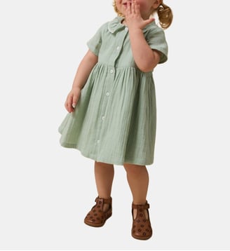 Robe en gaze de coton - Cyrillus - Amande