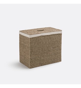 Panier à linge triple compartiments - La Redoute Interieurs - Naturel