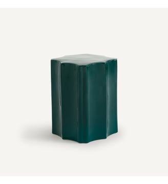 Bout de canapé en céramique - AM.PM - Vert cèdre
