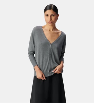 Cardigan tricot réversible devant/dos Ikks