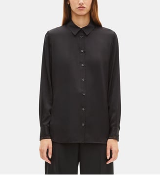 Chemise en soie - The Kooples - Noir