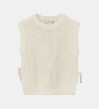 Pull sans manches  - Collection Junior - Cyrillus - Écru
