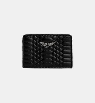 Porte-Cartes ZV Pass Matelassé - Zadig&Voltaire - Noir