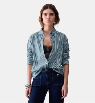 Chemise à carreaux - Liu Jo - Vert foncé