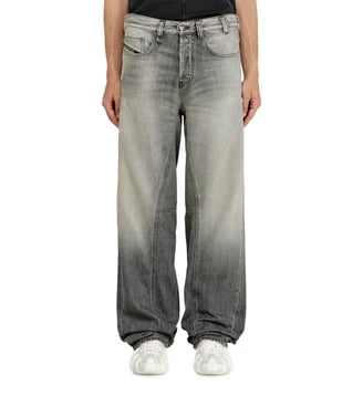 Relaxed Jeans Low Waist 2001 D-Macro - Diesel - Gris