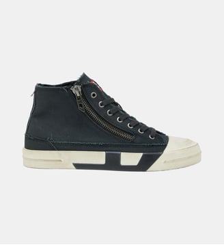 S-D-Verse - Baskets en toile effilochée avec logo D - Diesel - Noir