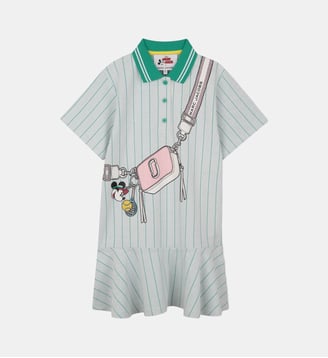 Robe polo - Marc Jacobs Kids - Ivoire pastel