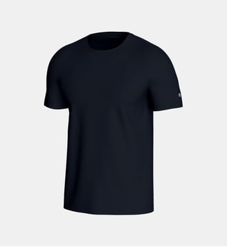 T-shirt manches courtes en Coton Lyocell - Impetus - Bleu marine