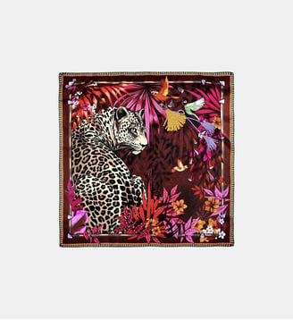 Foulard à motifs PANTHERE - Wild - Rose