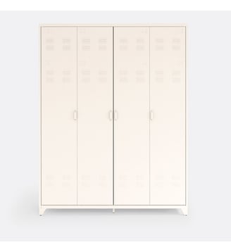 Armoire 4 portes en métal acier La Redoute Interieurs