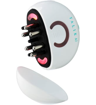 Peigne Hair force booster led kit - Talika - Blanc