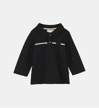 Polo manches longues - BOSS Kidswear - Black