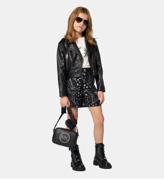 Bermuda en jacquard - Michael Kors Kids - Black