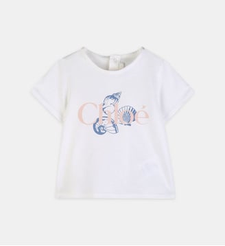 Tee-shirt manches courtes - Chloe Kids - Off white