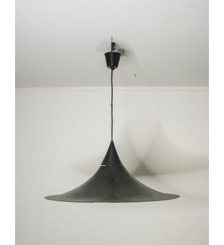 Suspension noire en aluminium Sonia N°148- Produit chiné - Debongout - Noir