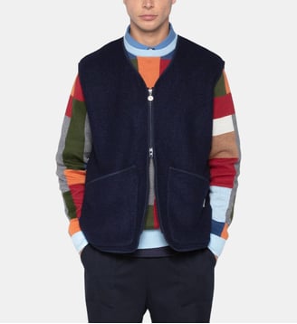 Veste Davin sans manches - Serge Blanco - Bleu marine