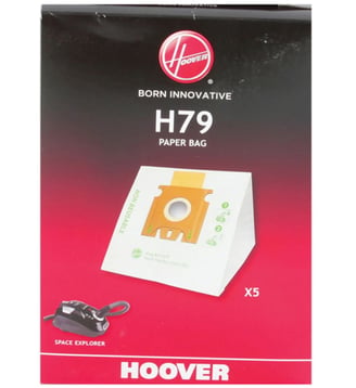 Sac aspirateur H79 en papier pour Space Explorer x5 - Hoover - Coloris unique