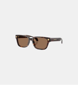 Lunettes de soleil Rectangulaire VE4513D - Versace - Havane