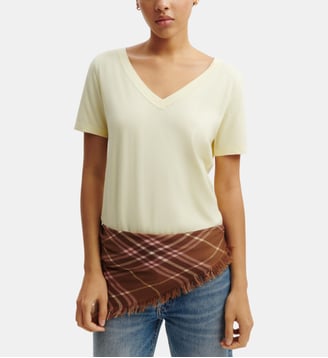T-shirt col V - Bompard - Zeste