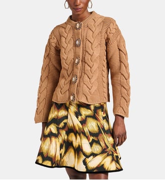 Cardigan Portrait Solid Brown - La DoubleJ - Marron
