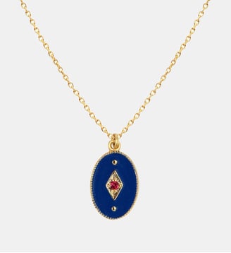 Collier Indie - Nilaï - Bleu